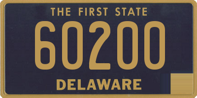 DE license plate 60200