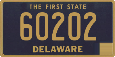 DE license plate 60202