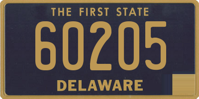 DE license plate 60205