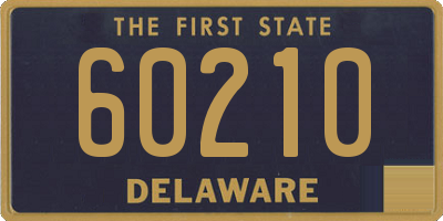 DE license plate 60210