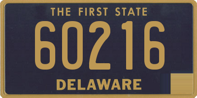 DE license plate 60216