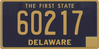 DE license plate 60217