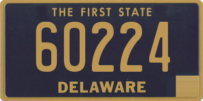 DE license plate 60224