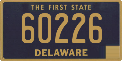DE license plate 60226