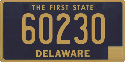 DE license plate 60230