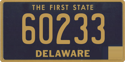 DE license plate 60233