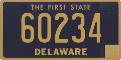 DE license plate 60234