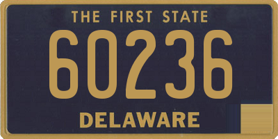 DE license plate 60236