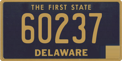 DE license plate 60237