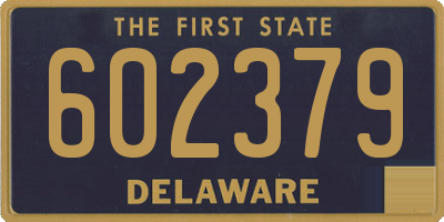 DE license plate 602379