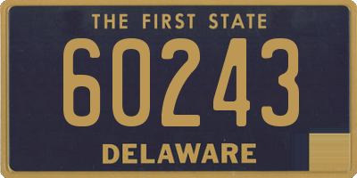 DE license plate 60243
