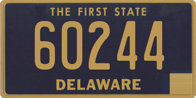 DE license plate 60244