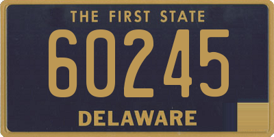 DE license plate 60245