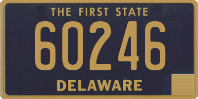 DE license plate 60246