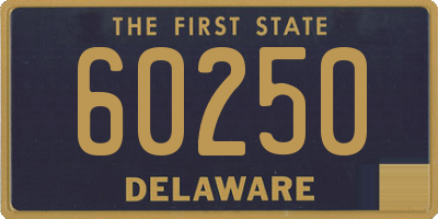 DE license plate 60250