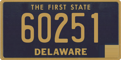 DE license plate 60251