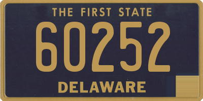 DE license plate 60252