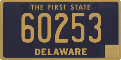 DE license plate 60253