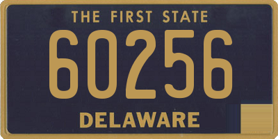 DE license plate 60256