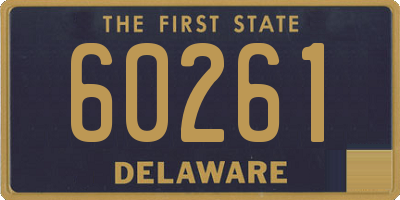 DE license plate 60261