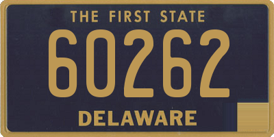 DE license plate 60262