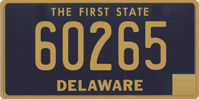 DE license plate 60265