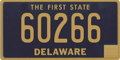 DE license plate 60266