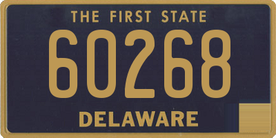 DE license plate 60268