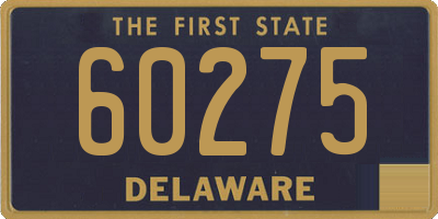 DE license plate 60275