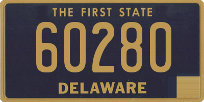 DE license plate 60280