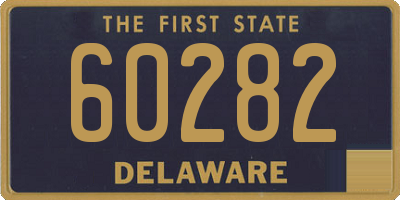 DE license plate 60282