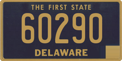 DE license plate 60290