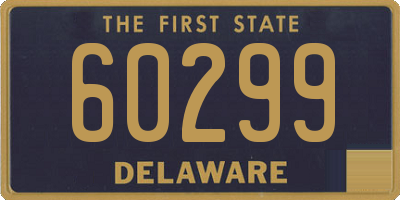 DE license plate 60299