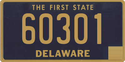 DE license plate 60301