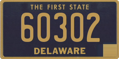 DE license plate 60302