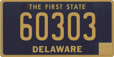 DE license plate 60303