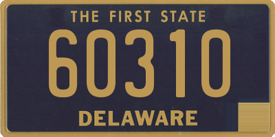 DE license plate 60310