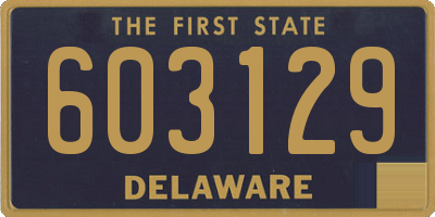 DE license plate 603129