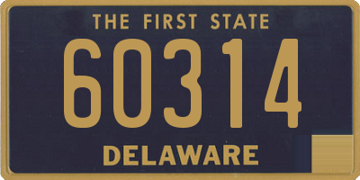 DE license plate 60314