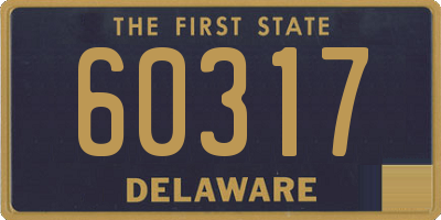 DE license plate 60317
