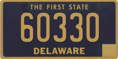 DE license plate 60330