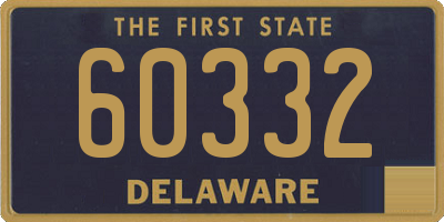 DE license plate 60332