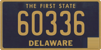 DE license plate 60336