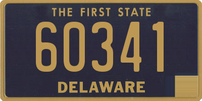 DE license plate 60341