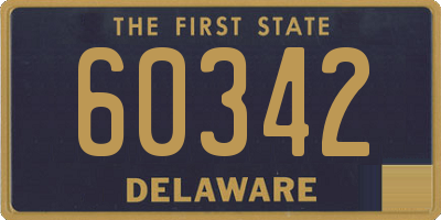 DE license plate 60342