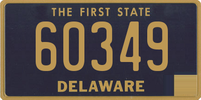 DE license plate 60349