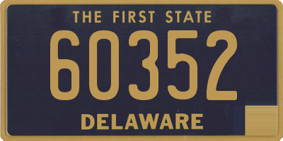 DE license plate 60352