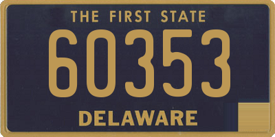 DE license plate 60353