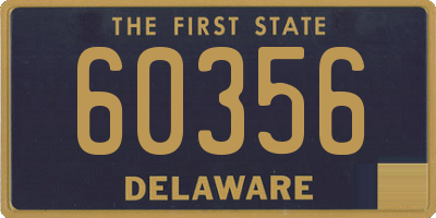 DE license plate 60356