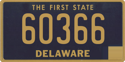 DE license plate 60366